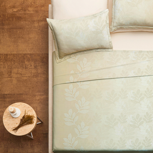 King Size Embroidery BedSheet Insignia